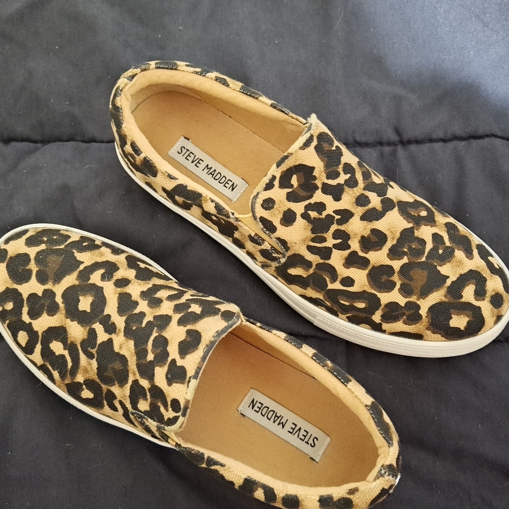Steve Madden leopard shoes.